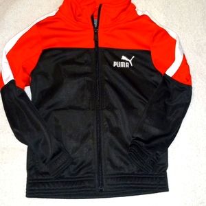 Puma zip up basketball jacket